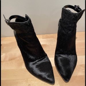 VINCE Cowhair & Leather Stilettos